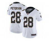 Women's Nike New Orleans Saints #28 Adrian Peterson Vapor Untouchable Limited White NFL Jersey