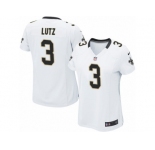 Women's Nike New Orleans Saints #3 Will Lutz Limited White NFL Jersey