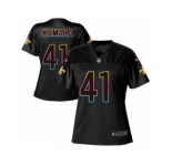 Women's Nike New Orleans Saints #41 Alvin Kamara Game Black Fashion NFL Jersey