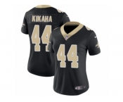 Women's Nike New Orleans Saints #44 Hau'oli Kikaha Vapor Untouchable Limited Black Team Color NFL Jersey