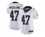 Women's Nike New Orleans Saints #47 Alex Anzalone Vapor Untouchable Limited White NFL Jersey