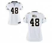 Women's Nike New Orleans Saints #48 Vonn Bell White NFL Jersey