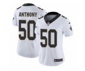Women's Nike New Orleans Saints #50 Stephone Anthony Vapor Untouchable Limited White NFL Jersey