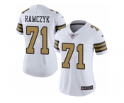 Women's Nike New Orleans Saints #71 Ryan Ramczyk Limited White Rush NFL Jersey