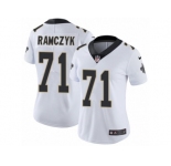 Women's Nike New Orleans Saints #71 Ryan Ramczyk Vapor Untouchable Limited White NFL Jersey