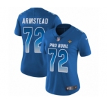 Women's Nike New Orleans Saints #72 Terron Armstead Limited Royal Blue NFC 2019 Pro Bowl NFL Jersey