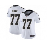Women's Nike New Orleans Saints #77 Willie Roaf Vapor Untouchable Limited White NFL Jersey