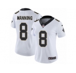 Women's Nike New Orleans Saints #8 Archie Manning Vapor Untouchable Limited White NFL Jersey