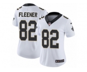 Women's Nike New Orleans Saints #82 Coby Fleener Vapor Untouchable Limited White NFL Jersey