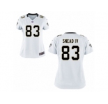Women's Nike New Orleans Saints #83 Willie Snead IV White NFL Jersey