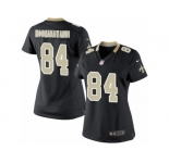 Women's Nike New Orleans Saints #84 Michael Hoomanawanui Limited Black Team Color NFL Jersey
