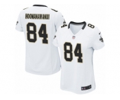 Women's Nike New Orleans Saints #84 Michael Hoomanawanui Limited White NFL Jersey
