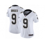 Women's Nike New Orleans Saints #9 Drew Brees Vapor Untouchable Limited White NFL Jersey