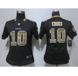 nike women nfl jerseys new orleans saints #10 cooks black[Strobe Limited]