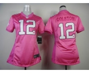 nike women nfl jerseys new orleans saints #12 colston pink[nike love]