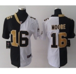 nike women nfl jerseys new orleans saints #16 moore white-black[ split]