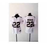 nike women nfl jerseys new orleans saints #22 ingram white[nike][ingram]