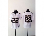 nike women nfl jerseys new orleans saints #22 ingram white[nike][ingram]