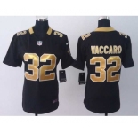 nike women nfl jerseys new orleans saints #32 vaccaro black[nike][vaccaro]