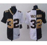 nike women nfl jerseys new orleans saints #32 vaccaro white-black[nike split][vaccaro]