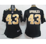 nike women nfl jerseys new orleans saints #43 sproles black[nike]