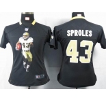 nike women nfl jerseys new orleans saints #43 sproles black[portrait fashion]