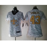 nike women nfl jerseys new orleans saints #43 sproles [fem fan zebra]