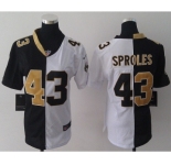 nike women nfl jerseys new orleans saints #43 sproles white-black[split]