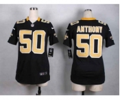 nike women nfl jerseys new orleans saints #50 anthony black[nike]