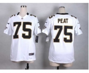 nike women nfl jerseys new orleans saints #75 peat white[nike]