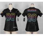 nike women nfl jerseys new orleans saints #80 graham black[nike fashion]