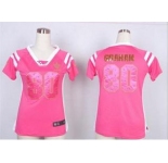 nike women nfl jerseys new orleans saints #80 graham pink[fashion Rhinestone sequins]