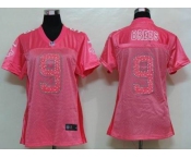 nike women nfl jerseys new orleans saints #9 brees pink[2012 new]