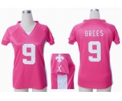 nike women nfl jerseys new orleans saints #9 brees pink[draft him ii top]