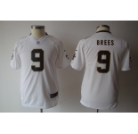 nike women nfl jerseys new orleans saints #9 brees white[nike]