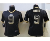 nike women nfl jerseys new orleans saints #9 drew brees black[nike drift fashion]