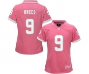 nike women nfl jerseys new orleans saints #9 drew brees pink[nike 2015]