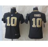 women nike new orleans saints #10 cooks black