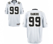 Youth New Orleans Saints #99 Sheldon Rankins White Game Jersey