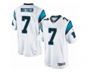 Youth Nike Carolina Panthers #7 Harrison Butker Limited White NFL Jersey