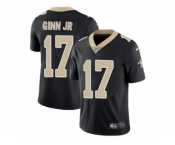 Youth Nike New Orleans Saints #17 Ted Ginn Jr Vapor Untouchable Limited Black Team Color NFL Jersey