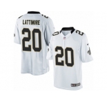 Youth Nike New Orleans Saints #20 Marshon Lattimore Limited White NFL Jersey