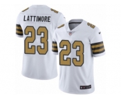 Youth Nike New Orleans Saints #23 Marshon Lattimore Limited White Rush Vapor Untouchable NFL Jersey