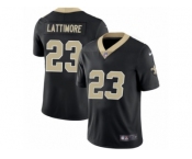 Youth Nike New Orleans Saints #23 Marshon Lattimore Vapor Untouchable Limited Black Team Color NFL Jersey