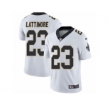 Youth Nike New Orleans Saints #23 Marshon Lattimore Vapor Untouchable Limited White NFL Jersey