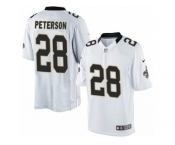 Youth Nike New Orleans Saints #28 Adrian Peterson Limited White NFL Jersey