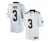 Youth Nike New Orleans Saints #3 Will Lutz Limited White NFL Jersey
