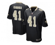 Youth Nike New Orleans Saints #41 Alvin Kamara Game Black Team Color NFL Jersey