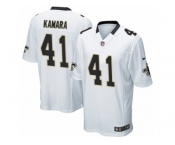 Youth Nike New Orleans Saints #41 Alvin Kamara Game White NFL Jersey