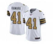 Youth Nike New Orleans Saints #41 Alvin Kamara Limited White Rush NFL Jersey